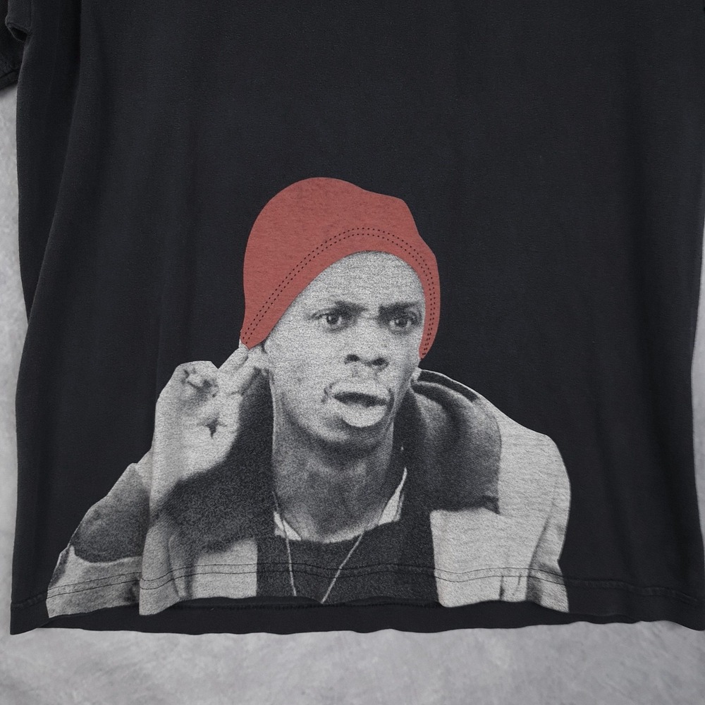 Akomplice Dave Chappelle Shirt Mens Large Black Tyrone Biggums Y2K Promo - Picture 6 of 16